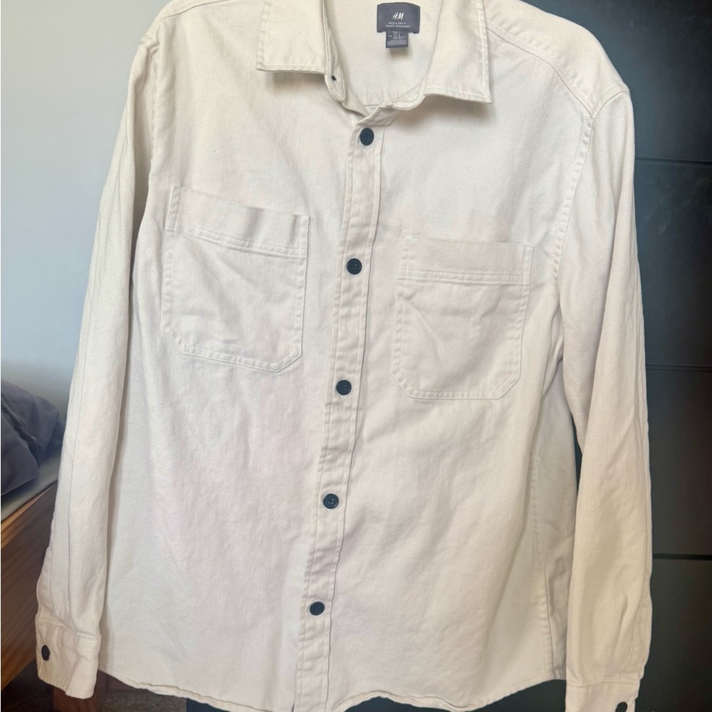 H&M Classic Cream Shirt